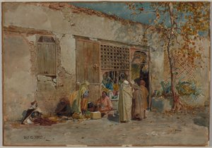 Moroccan Scene, c. 1871 by Louis Comfort Tiffany
