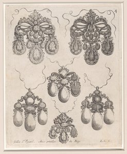 Design for Pendants, Plate 4 from 