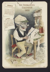 Illustration for Antikamnia Calendar by Louis Crucius or Crusuius