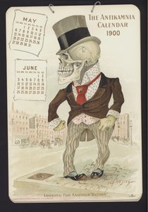 Illustration for Antikamnia Calendar, 1900