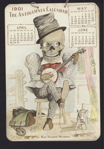 Illustration for Antikamnia Calendar, 1901 by Louis Crucius or Crusuius