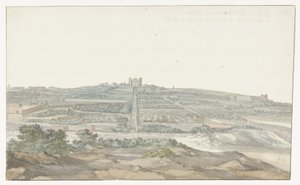 View of Vedala Palace of the Grand Master, Located in the Boschetto on Malta by Louis Ducros