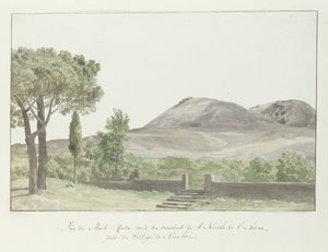 View of Monte Rosso near the Monastery of San Nicolo d