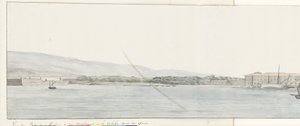 View of the Port of Messina and the Mountains of Calabria from the Quay by Louis Ducros