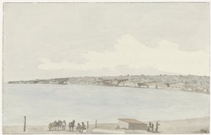 View of the Promontory of Pausilype with the Old Palace of Queen Jeanne and the Countryside of Sannazar from the Balcony of the Inn