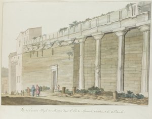 View of the Old Minerva Temple on the Island of Syracuse (Voyage in Italy, Sicily, and Malta - 1778 series)
