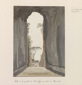 Exit of Crypta Neapolitana Cave on the Coast of Pozzuoli