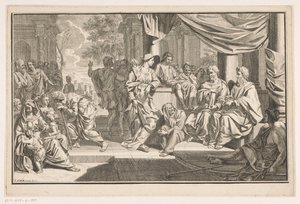 Paul and Barnabas Preaching at the Temple by Louis Fabritius Dubourg