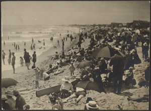 Beach Scene by Louis Fleckenstein