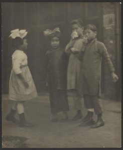 Children in Chinatown by Louis Fleckenstein