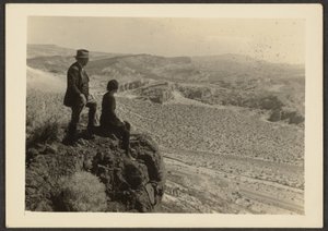 Couple in Desert Landscape by Louis Fleckenstein