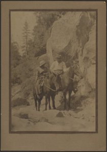 Couple on Horseback by Louis Fleckenstein