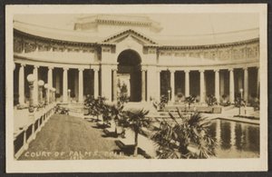 Court of Palms, Pan Pacific International Exposition (P.P.I.E.) by Louis Fleckenstein