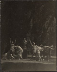 Dancers in Garden by Louis Fleckenstein