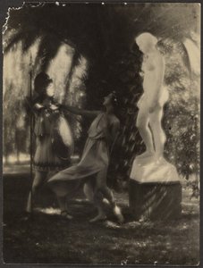 Dancers in Garden by Louis Fleckenstein
