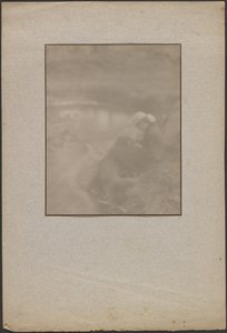 Figure Seated on Bluff by Louis Fleckenstein