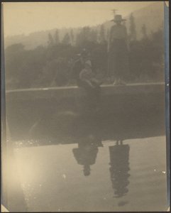 Figures Reflected in Water by Louis Fleckenstein