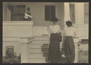 Figures on Porch