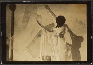 Florence Dancing in Native American Costume by Louis Fleckenstein