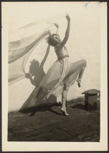 Florence Dancing on Rooftop by Louis Fleckenstein