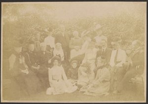 Large Group Family Portrait by Louis Fleckenstein