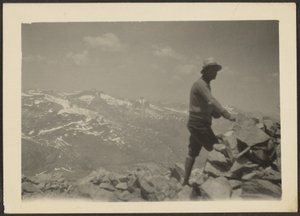 Man in Mountainous Landscape