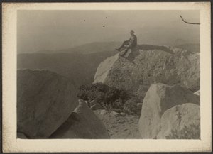 Man on Rock by Louis Fleckenstein