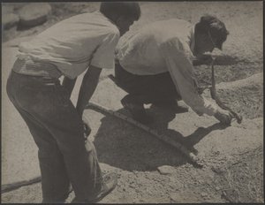 Men with Rattlesnake by Louis Fleckenstein