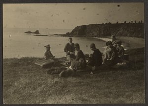 Picnic by Ocean by Louis Fleckenstein