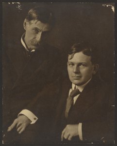 Portrait of Two Men in Suits