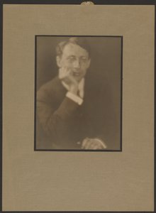 Portrait of a Man Resting Chin on Hand