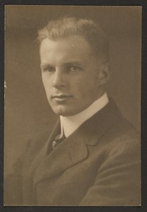 Portrait of a Man with Crew Cut by Louis Fleckenstein