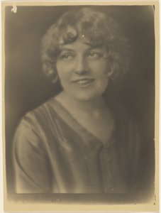 Portrait of a Woman in Satin Shirt
