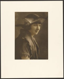 Portrait of a Woman in Straw Hat