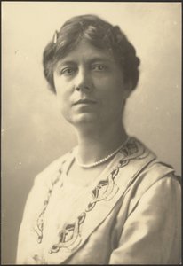 Portrait of a Woman with Applique Collar by Louis Fleckenstein
