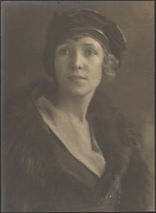 Portrait of a Woman with Velvet Hat by Louis Fleckenstein