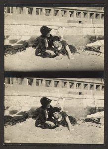 Two Women on Beach, Re-photographed