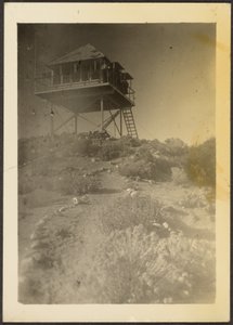 Watch Tower in Landscape by Louis Fleckenstein