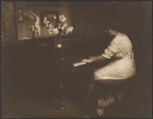 Woman Playing Piano