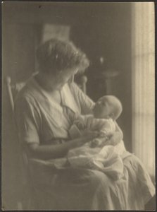 Woman and Child in Rocking Chair