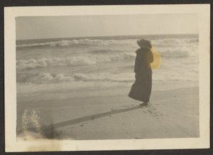 Woman on Beach by Louis Fleckenstein