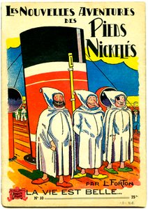 Cover of a comic book album: Les Nouvelle Adventures des Pieds Nickeles, La vie est belle, n.10