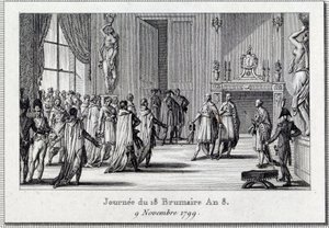 Napoleon Bonaparte at the Meeting of Saint Cloud