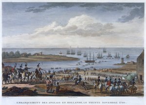The Embarkation of the English in Holland by Louis Francois Couche