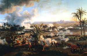 The Battle of the Pyramids, 21 July 1798 by Louis Francois Lejeune
