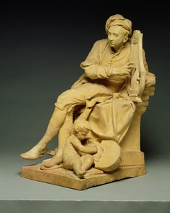 George Frederick Handel (1685-1759) Model for a Marble Statue Now in the Victoria and Albert Museum