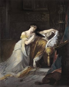Joan I of Castile called Joan the Mad (Juana la loca) wife of Philip of Habsburg by Louis Galue