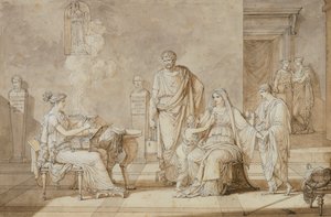 Cornelia Presenting her Two Young Sons by Louis Gauffier