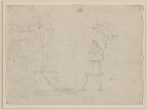 Study for Pygmalion and Galatea, c.1797 by Louis Gauffier