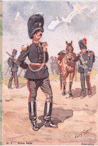 Grenadiers, Postcard, 1920s